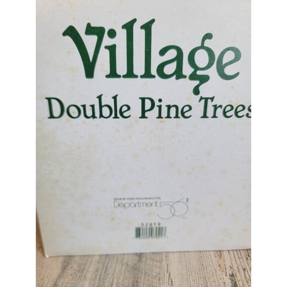 Dept 56 52619 Double pine trees village accessory xmas - Picture 9 of 9